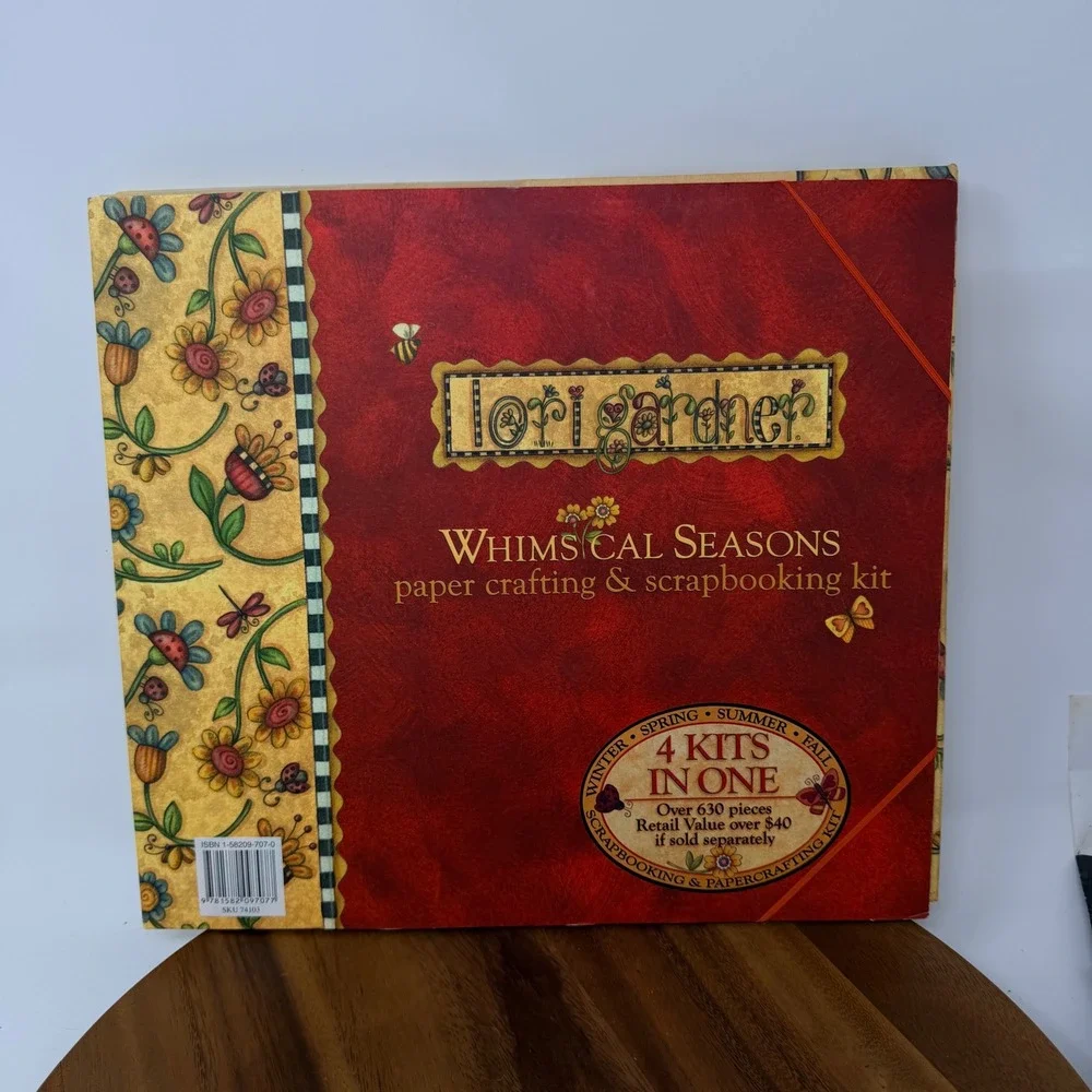 Lori Gardner‎ Whimsical Seasons Scrapbooking Kit Album 12x12 Floral Butterfly